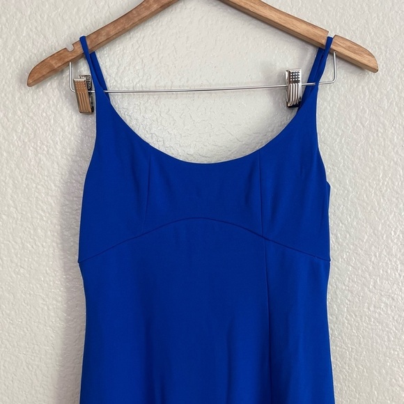 NWOT Modern Sensation Royal Blue Scoop Neck Mermaid Maxi Dress - Picture 4 of 10